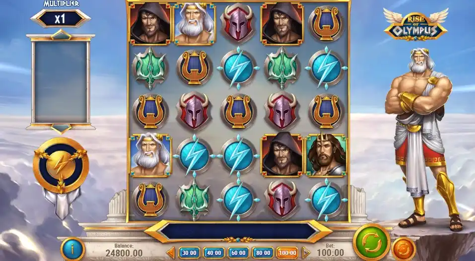 Rise of Olympus im Echtgeld spielen - Beste Online Casinos