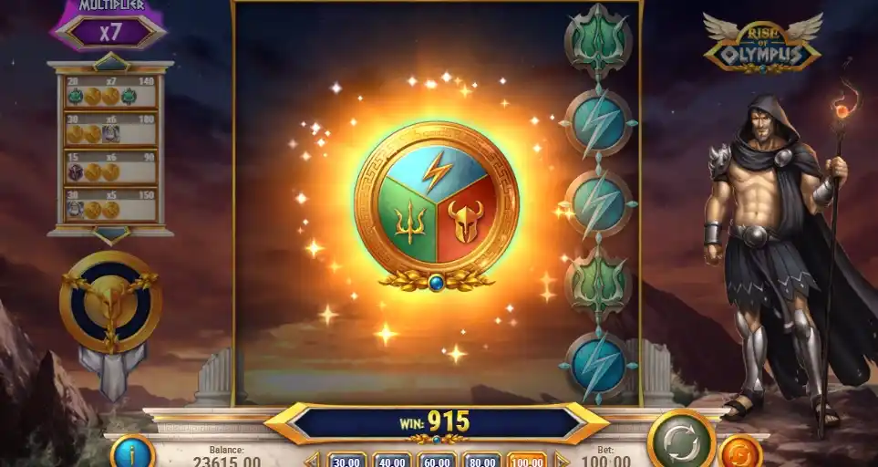 Bonus-Features & Freispiele im Rise of Olympus Slot
